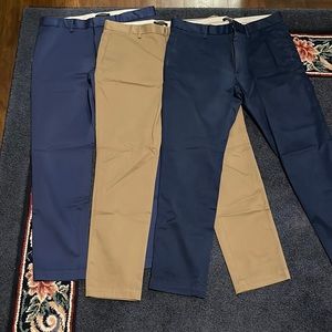 Three pairs of Banana Republic Rapid Movement Chinos - Fulton